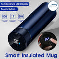 Smart LED Temperature Water Bottle 500ml | Stainless Steel Hot & Cold Bottles with Vacuum Thermos Flask Temperature Water Bottle, Smart Thermos Water Bottle, LED Temperature Display Vacuum Flask Thermos, 500ML Stainless Steel Intelligent Hot Cold Vacuum F