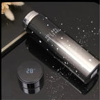 Smart LED Temperature Water Bottle 500ml | Stainless Steel Hot & Cold Bottles with Vacuum Thermos Flask Temperature Water Bottle, Smart Thermos Water Bottle, LED Temperature Display Vacuum Flask Thermos, 500ML Stainless Steel Intelligent Hot Cold Vacuum F