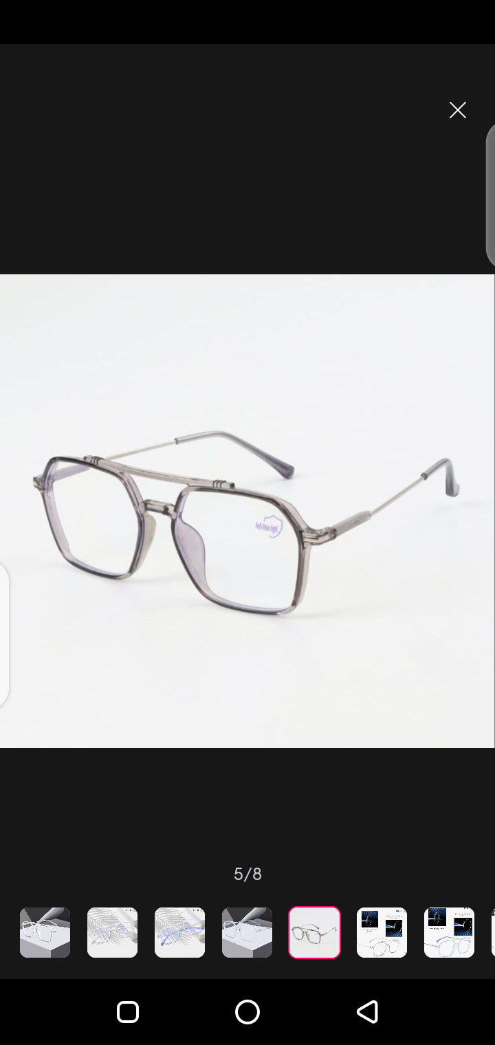 Blue Light Filtered Protective Glasses UV400 filtered mineral glass Computer Glasses for Men and Women Eye Protective Glasses Screen Glasses