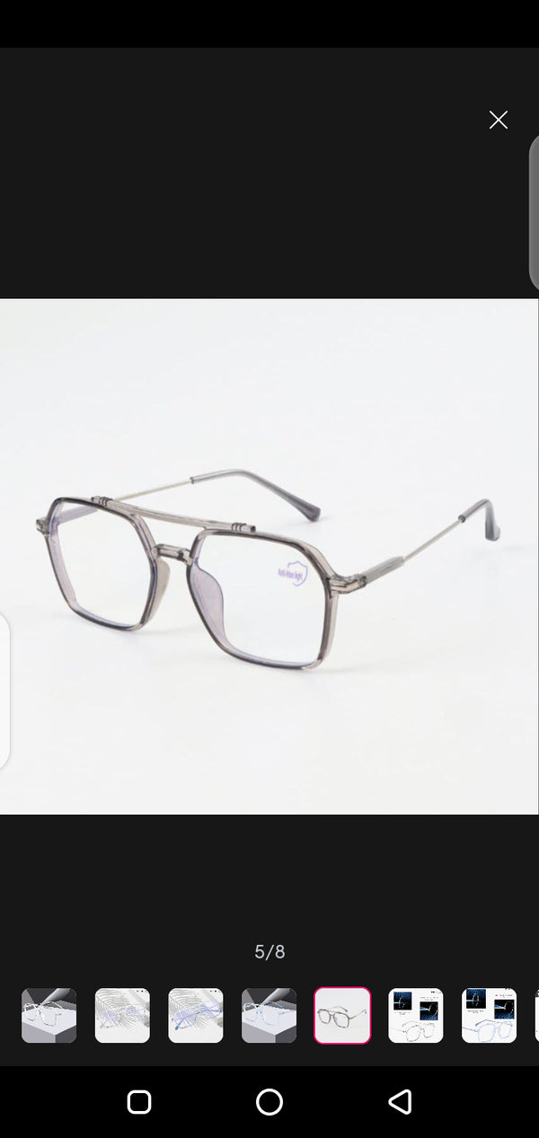 Blue Light Filtered Protective Glasses UV400 filtered mineral glass Computer Glasses for Men and Women Eye Protective Glasses Screen Glasses