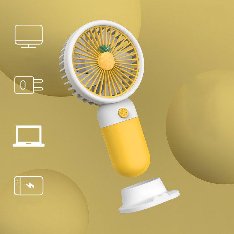 Mini Fan Rechargeable /Hanheld Desktop USB Fan Electric Portable Mini Desk Fan for Kids - Rechargeable USB Battery - Handheld Fan with Adjustable Speed - Versatile Usage
