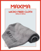 MAXIMA TOP QUALITY MICROFIBER CLOTH - GREY - SIZE 40CM X 40CM