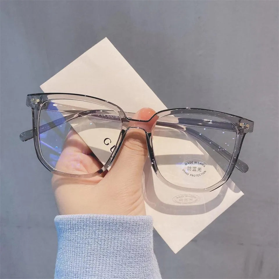 Original Transparent Square Frame Glasses for Men - Women Clear Lens Glasses Anti Blue Frame Spectacles For Men And Women