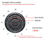 Trend Concept Magnetic Ball Watch Floating Pointer Mirror-less Dial Quartz Analog Watch for Boys/Men Roman Numeral Dial Waterproof Watch Leather Strap