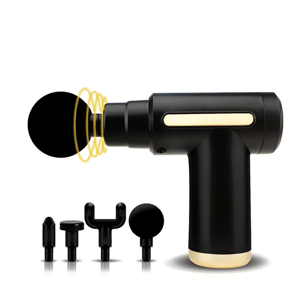 Adjustable Speed, Quiet Motor, Cordless Rechargeable Body Massager for Sports Recovery, Gym, Fitness, Neck, Back, Leg & Shoulder Relaxation