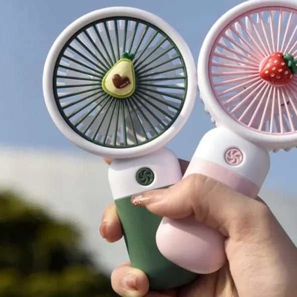 Mini Fan Rechargeable /Hanheld Desktop USB Fan Electric Portable Mini Desk Fan for Kids - Rechargeable USB Battery - Handheld Fan with Adjustable Speed - Versatile Usage