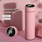 Smart LED Temperature Water Bottle 500ml | Stainless Steel Hot & Cold Bottles with Vacuum Thermos Flask Temperature Water Bottle, Smart Thermos Water Bottle, LED Temperature Display Vacuum Flask Thermos, 500ML Stainless Steel Intelligent Hot Cold Vacuum F