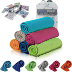 Cooling Towel Ice Towel, Soft Breathable Chilly Towel, Microfiber Towel for Yoga, Sport, Running, Gym, Workout, Camping, Fitness, Workout & More Activities (40"x12"),